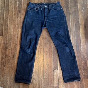 501 Z SELVEDGE Levi’s 
Zipper Fly size 34 x 34, Made in Japan, washed